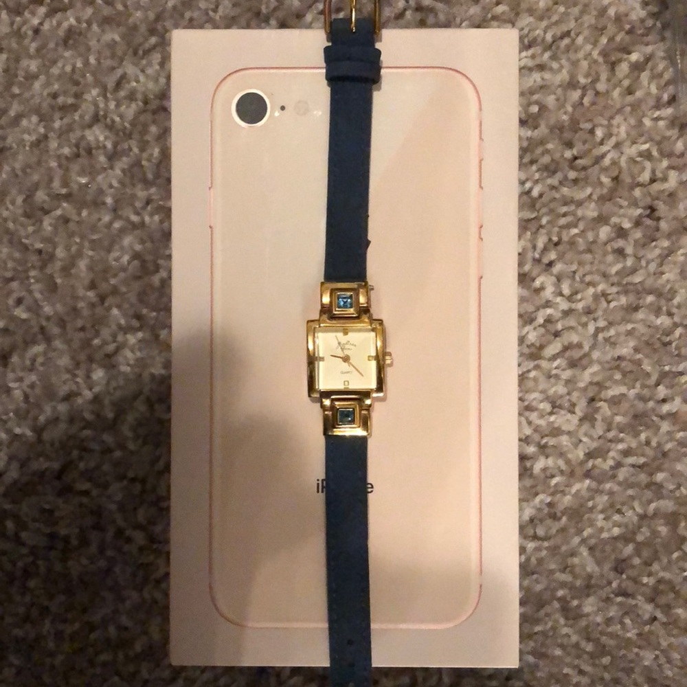 Madison gems Watch with blue topaz